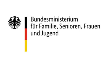 Logo: Bundesministerium für Familie, Senioren, Frauen und Jugend